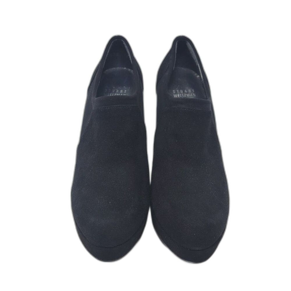 Stuart Weitzman Holdme Platform Heel Booties